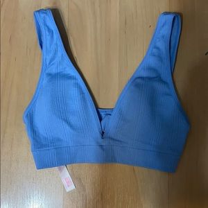 Blue VS bralette size small